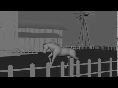 Horse - gallop into jump (UNFINISHED)