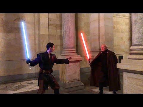 Star Wars Anakin Skywalker vs Count Dooku on Naboo