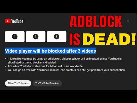 Youtube goes to war with ad blockers - how companies die