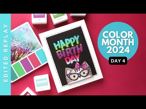 🔴 EDITED REPLAY - Color Month 2024 - Day 4 - Joseph's Coat Technique