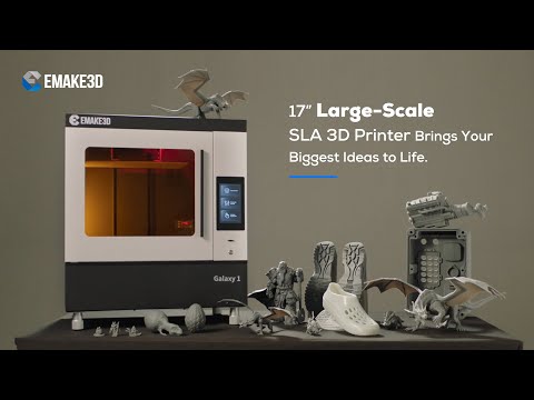 Emake3D Galaxy 1 The 17 Large Scale SLA 3D Printer