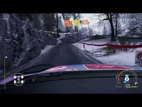 WRC Generations La Bollène-Vésubie Reverse Stage M-Sport Ford.