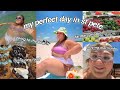 My PERFECT Day Vlog Ft MOMMA KELLY The Beach Farmers Market Swimming Taste Tests More