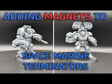 Adding Magnets To My Space Marine Terminators - #warhammer40k #spacemarines