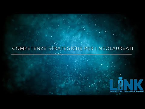 Giorgio Simoncini - Competenze strategiche per i neolaureati