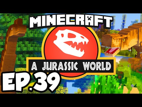 Jurassic World: Minecraft Modded Survival Ep.39 - JURASSIC PARK ANNOUNCEMENT!!! (Rexxit Modpack)