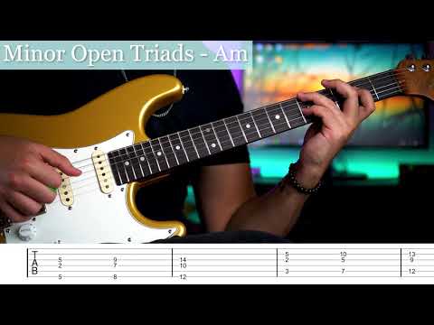 Open Triads Etude N°2  - Am shapes