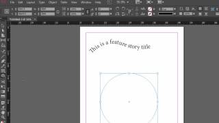 Type on a Path Tool Adobe InDesign Tutorial