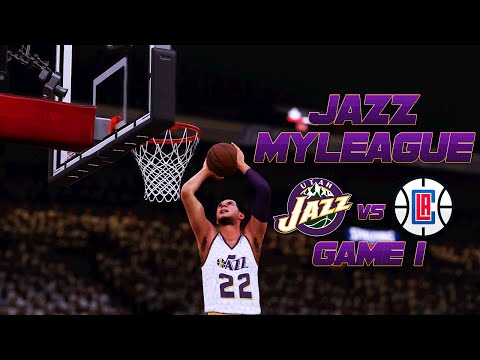 NBA 2k16: Jazz MyLeague vs Clippers [Ep. 27] - ROUND 1 GAME 1