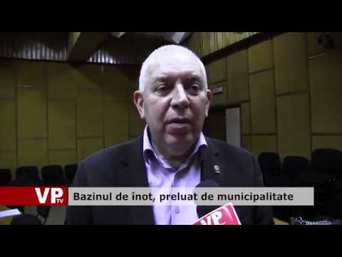 Bazinul de înot, preluat de municipalitate