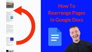 How To Rearrange Pages In Google Docs