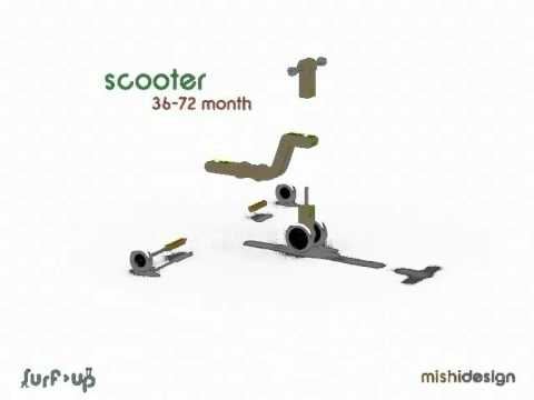 Mishidesign Surf Up Scooter