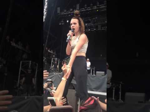 MØ - Crowdsurfing at ACL 2014