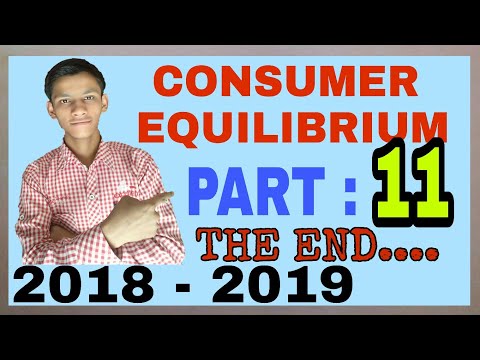 CONSUMER EQUILIBRIUM  || QUESTIONS OF CONSUMER EQUILIBRIUM|| PART 11 ||ADITYA COMMERCE || ECONOMICS Video