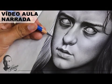 Vídeo aula narrada - Desenhando Arya Stark (Charles Laveso)