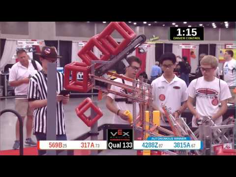 2015 VRC Arts Q133 - 569B 317A vs 4288Z 3815A - 65 to 45 - VEX Worlds 2015 - Arts Division