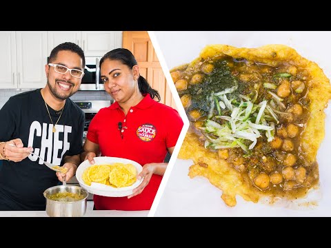 How To Make Trini Doubles | Foodie Nation x Sauce Doubles