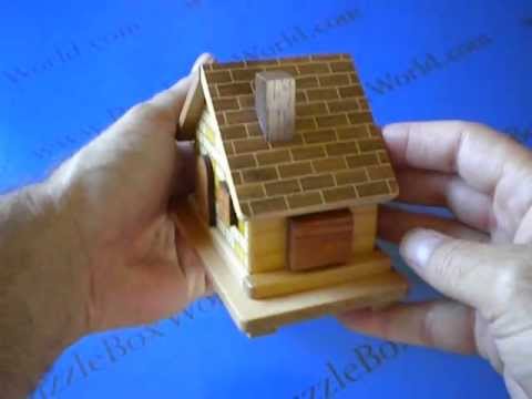 The Japanese 7 Step Secret House Puzzle Box - FUN TO OPEN!