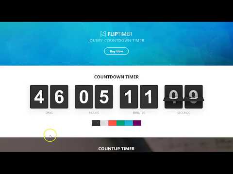 Fliptimer Jquery Countdown Timer