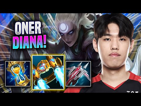 ONER CRAZY GAME WITH DIANA! - T1 Oner Plays Diana JUNGLE vs Fiddlesticks! | Season 2022