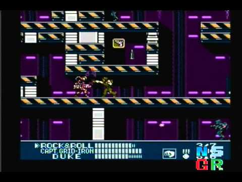 gi joe nes game genie codes