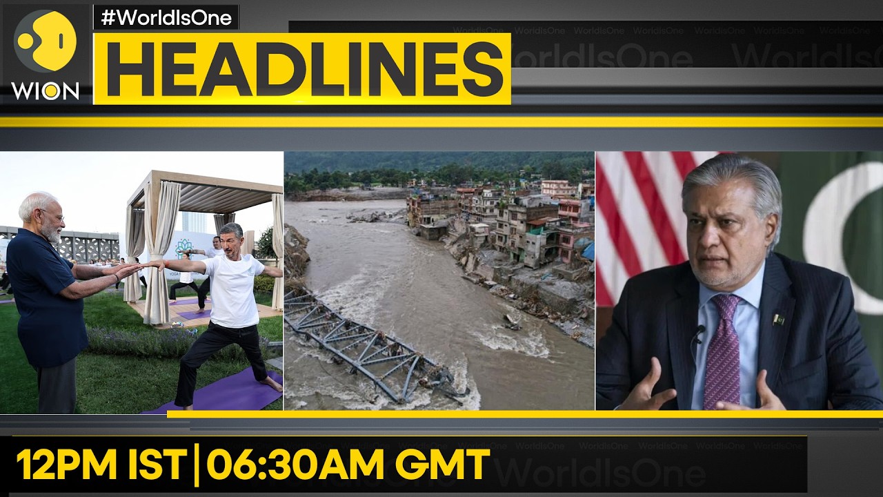 Nepal-Tibet Flash Floods: Toll Rises To 750 | PM Attends Yoga Programme In Tashkent | WION Headlines