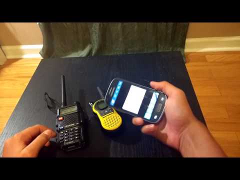 How to use a Baofeng UV-5R(TP) to talk with FRS radios