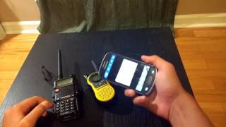 How to use a Baofeng UV-5R(TP) to talk with FRS radios