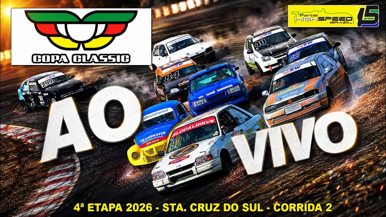 🔴 COPA CLASSIC | Corrida 2 | 4ª Etapa 2026 | Sta. Cruz do Sul (RS) | Ao Vivo