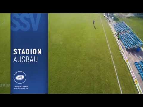 SSV Jeddeloh II - Luftaufnahme mit Kamera-Drohne Stadion-Ausbau
