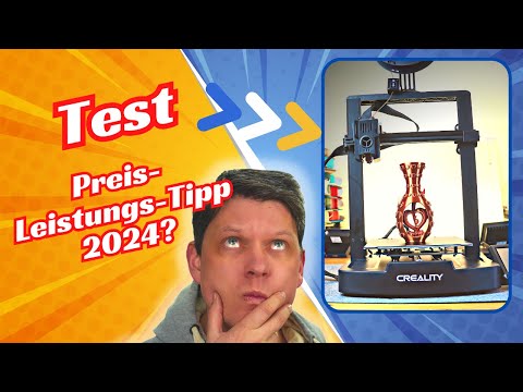 Creality Ender-3 V3 KE - Preis-Leistungs-Tipp 2024? 3D-Drucker im Test! (mit Rabattcode!)