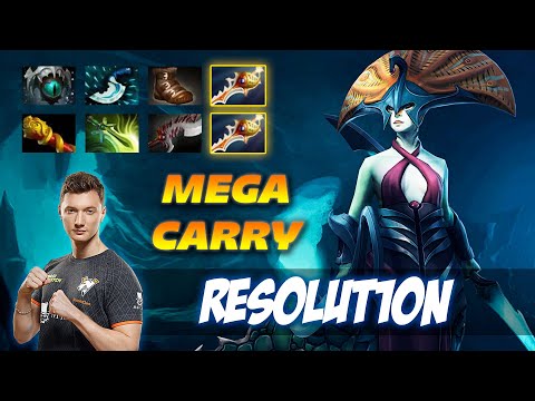 Resolut1on NAGA SIREN - Mega Carry - Dota 2 Pro Gameplay [Watch & Learn]