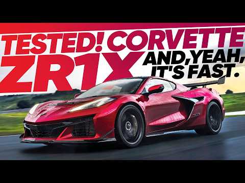 Tested! Just How Quick Is the 2026 Chevrolet Corvette ZR1X in the Real World? 0-60 and 1/4 Mile