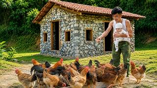 Download lagu A new life in the mountains: raising more chickens and completing the home. mp3