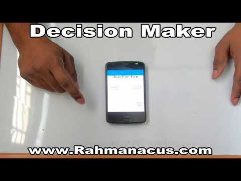 Decision Maker app