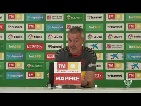 Elche CF Oficial - Rueda de prensa de Fran Escribá