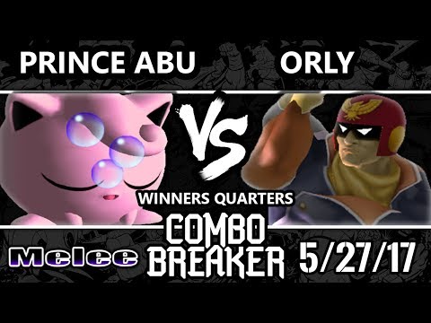 Combo Breaker 2017 Smash Melee - Prince Abu (Jigglypuff) vs WIT | ORLY (Captain Falcon) - SSBM WQ