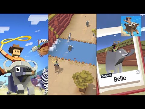 Rodeo stampede:Sky Zoo Safari New Mobile Gaming Walkthrough iOS,Android Gameplay. - YouTube