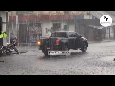 Tarde del 18 de agosto, con lluvia en Mazatenango