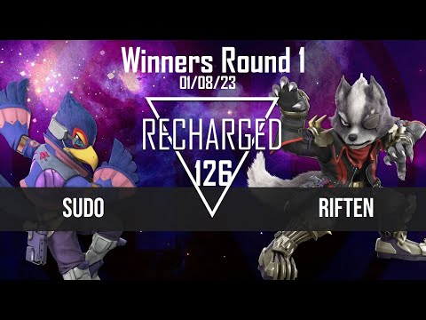 Recharged #126 Winners Round 1 - Sudo (Falco) vs Riften (Wolf) - SSBU Tournament