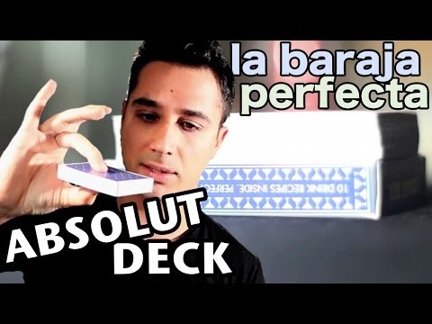 Absolut Vodka Playing Cards: ABSOLUT DECK, La Baraja Perfecta (Review)