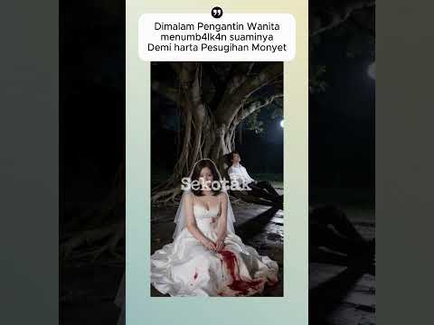 Hari Terburuk Pas Dimalam Pengantin Wanita menumb4lk4n suaminya Demi harta Pesugihan Monyet 😭