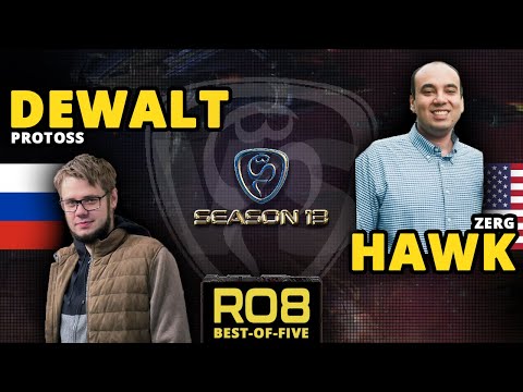 BSL13 - Ro8 - Hawk vs Dewalt - Bo5 // StarCraft Brood War Remastered Pro Tournament