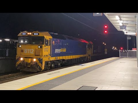 Pacific National’s 8112 & 8131 passing Glenfield on 1923