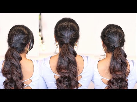 PONYTAIL hairstyle | Simple Twisted Ponytail | 2...