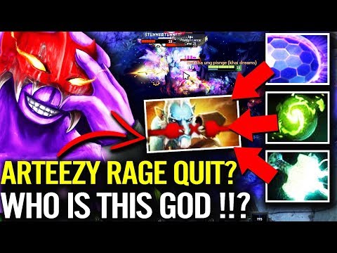 God Faceless Void make Arteezy RAGE QUIT - WTF Comeback 10k mmr gameplay Dota 2