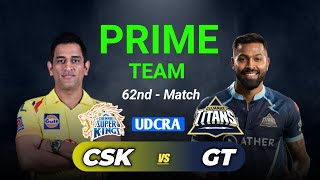 CSK vs GT Dream11 Prediction | CSK vs GT Dream11 Team | CSK vs GT Dream11 | CSK vs GT 62nd  Match