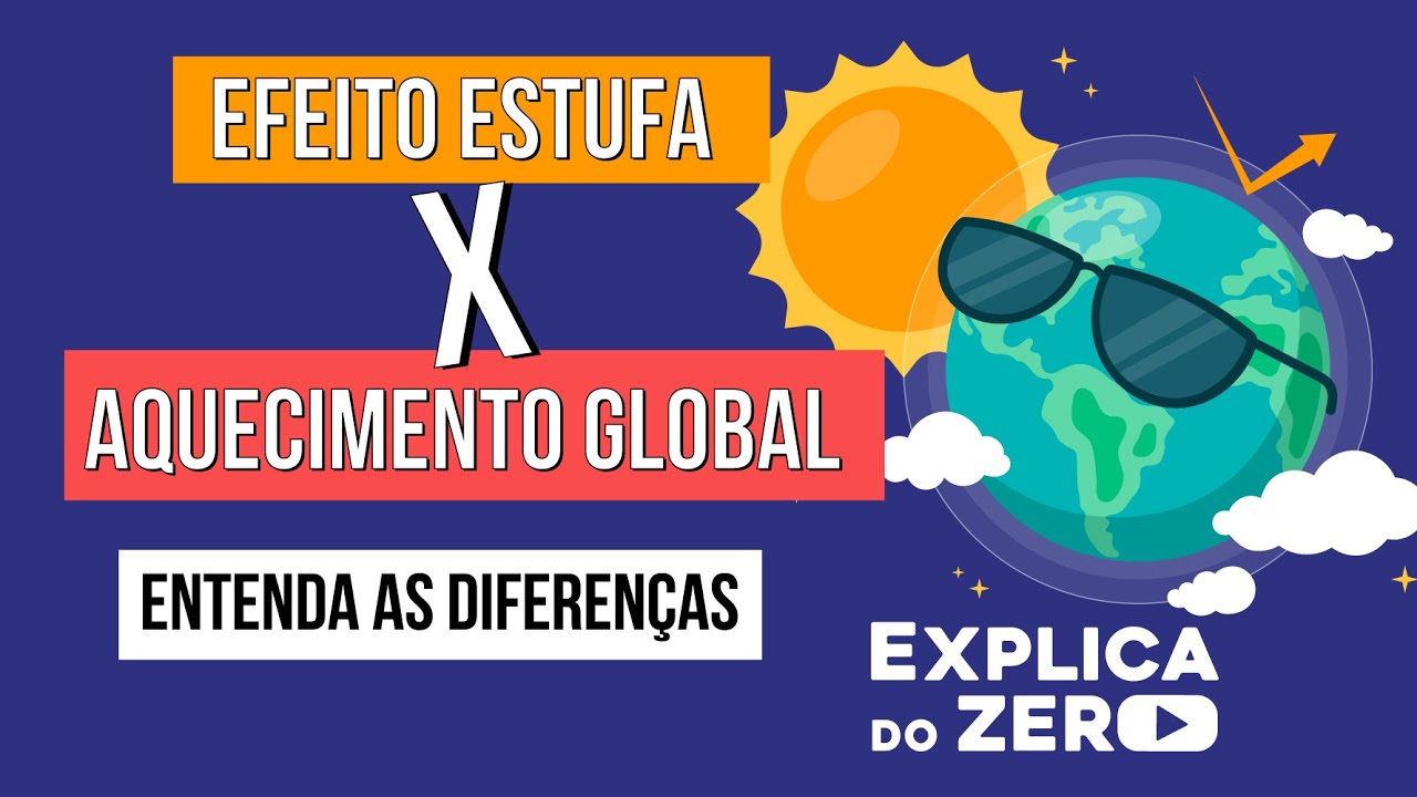 EFEITO ESTUFA X AQUECIMENTO GLOBAL: entenda as diferenças | Geografia | Explica do Zero | Eduardo