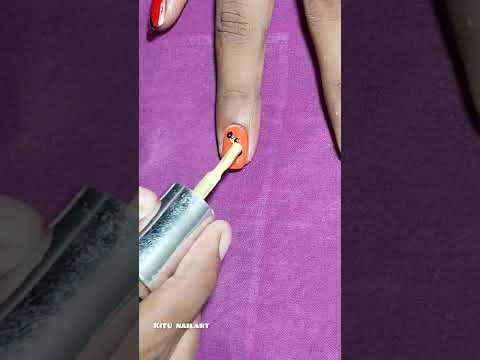 very simple flower🌺nailart💅🏽 #nailart #shorts