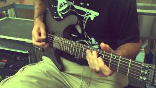 Between The Buried And Me "Famine Wolf" guitar play-through with Paul Waggoner